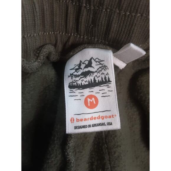 Beardedgoat Hoodie & Joggers Set Olive Green Women's Size M Sweatsuit - Picture 8 of 8